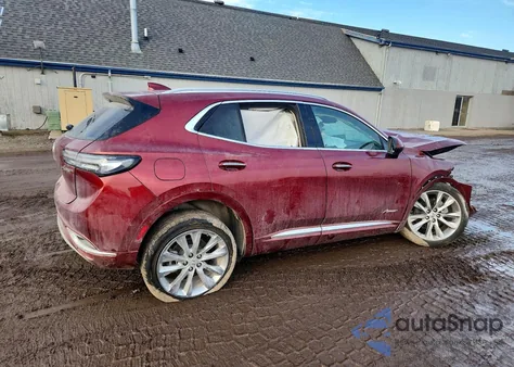 2023 Buick Envision Avenir z USA, uszkodzony, nr VIN LRBFZSR4XPD154394